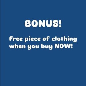 Promotion!!👗👚👔👛👖  "BONUS"